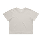 Wo's Heavy Faded Crop Tee | 4089