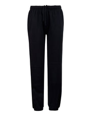 Kid's fleecy trackpants with Zip, Cuffs and knee padding