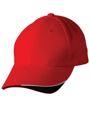 The edge, two tone heavy brushed sandwich peak