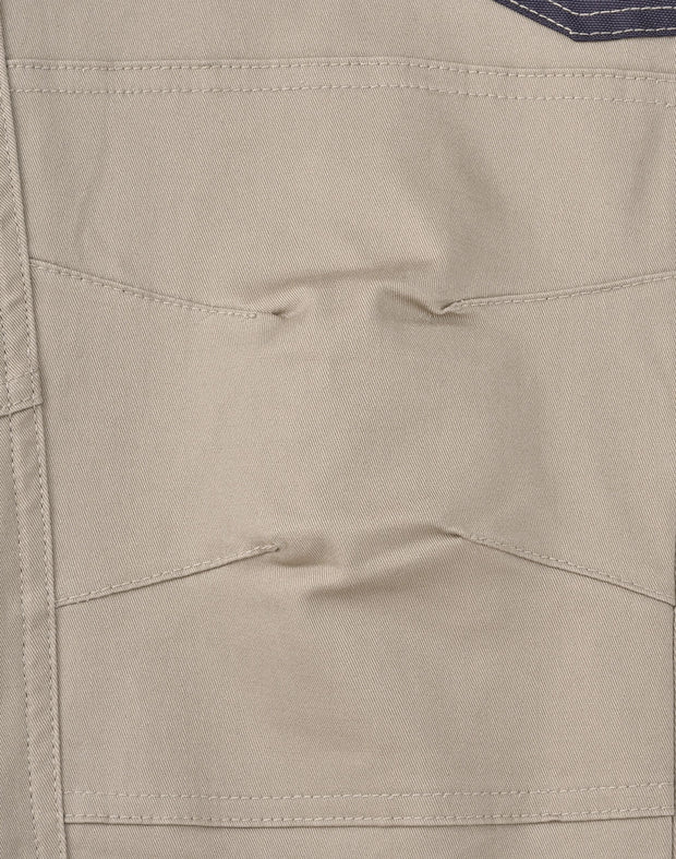 Unisex Cotton Stretch Drill Cuffed Work Pants
