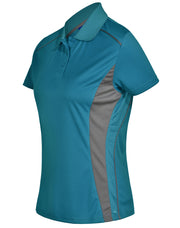 Ladies' Cooldry S/S Contrast Interlock Polo