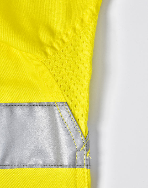 Hi-Vis Cool-Breeze Safety L/S Shirt (Generic Tape)