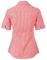 Women's Gingham Check S/S Shirt