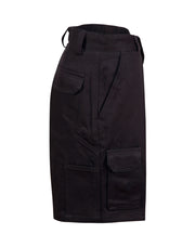 mens hvy cotton pre-shr drill short