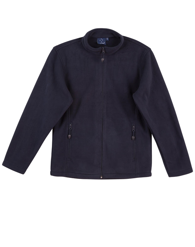 Mens bonded P/F full zip jacket