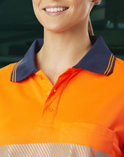 Unisex Cooldry Segmented Safety L/S Polo