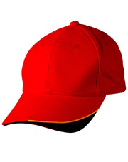 The edge, two tone heavy brushed sandwich peak