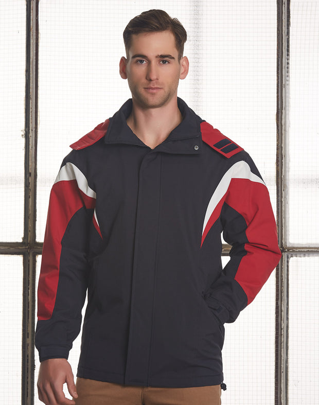 bathurst tri-color jacket with hood