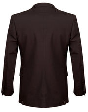 Men's Two Buttons Jacket in Wool Stretch