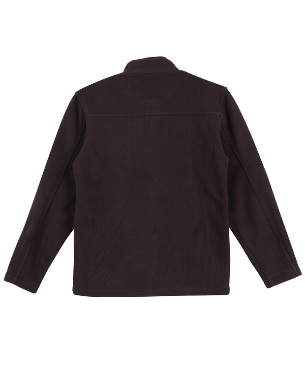 Mens bonded P/F full zip jacket