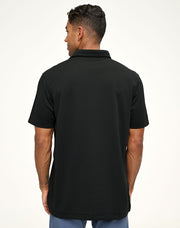 Men's Sustainable Jacquard Knit S/S Polo