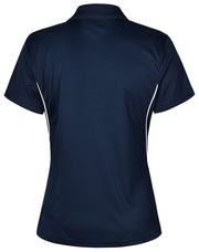 Ladies' Cooldry S/S Contrast Interlock Polo
