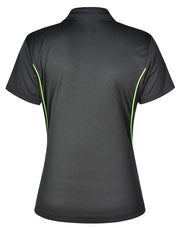 Ladies' Cooldry S/S Contrast Interlock Polo