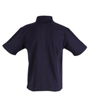 Unisex poly/cotton pique S/L