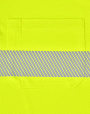 Unisex Cooldry Segmented Safety L/S Polo