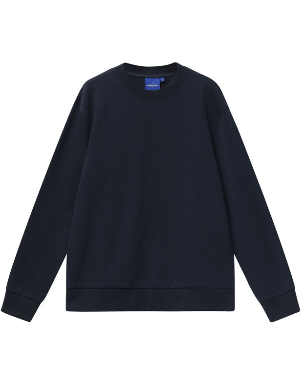 Unisex Airlayered CVC Crew Neck Sweater