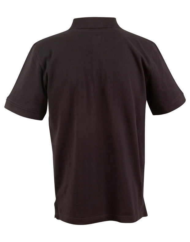 mens S/S pique polo