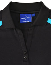 Ladies' Sustainable Poly/Cotton Contrast S/S Polo