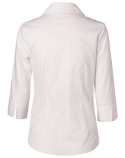 Women's Self Stripe 3/4 Sleeve Shirt