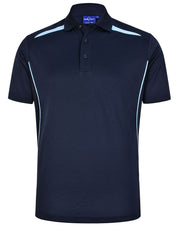 Men's Sustainable Poly/Cotton Contrast S/S Polo