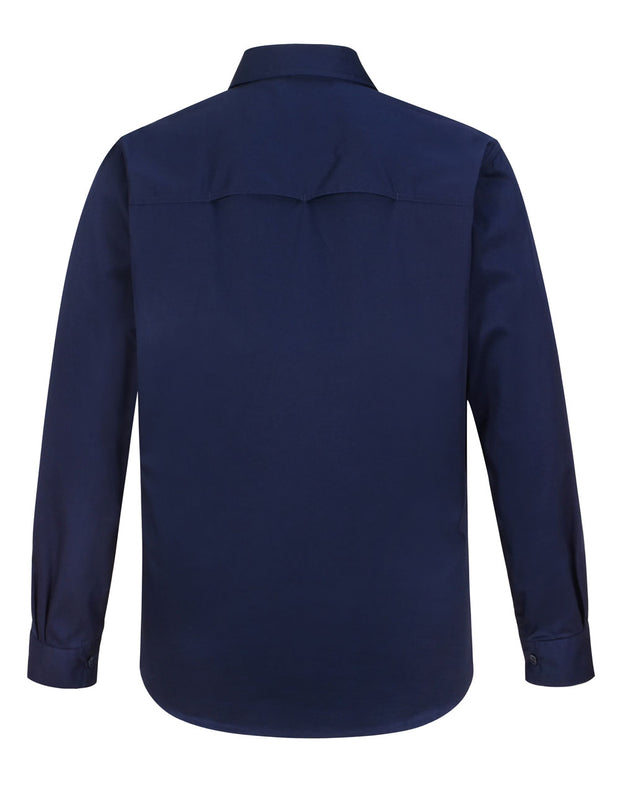 Cool-Breeze Closed Front L/S Work Shirt