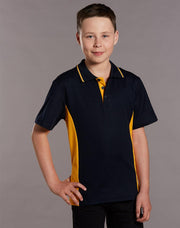 Kids' TrueDry Contrast S/S Polo