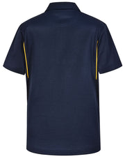 Kids' Sustainable Poly/Cotton Contrast S/S Polo