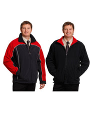 Reversible jacket contrast colors