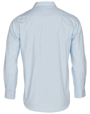 Men's Mini Herringbone Long Sleeve Shirt