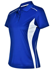 Ladies' Cooldry S/S Contrast Interlock Polo