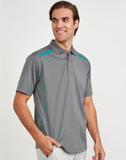 Men's Sustainable Poly/Cotton Contrast S/S Polo