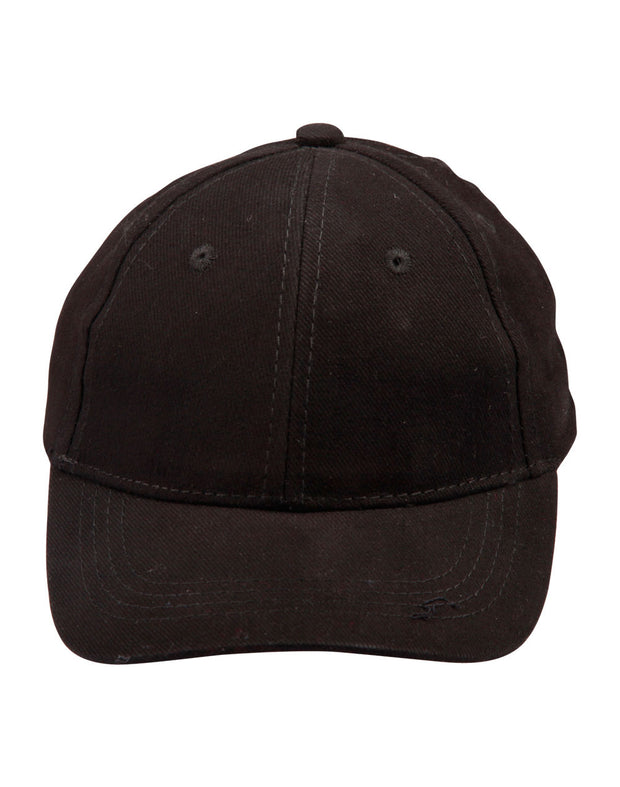 Kids brushed cotton cap