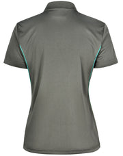 Ladies' Cooldry S/S Contrast Interlock Polo