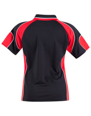 Ladies' Cooldry Contrast Polo With Sleeve Panel