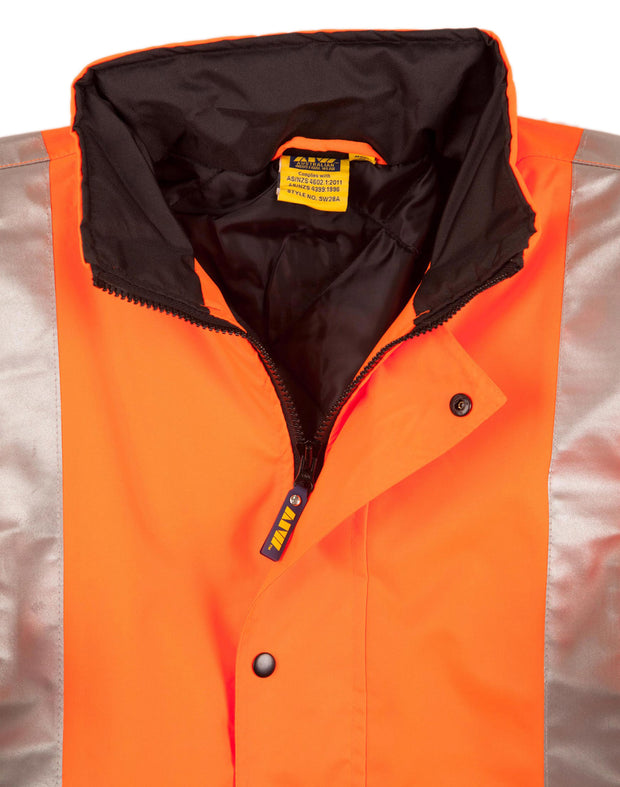 Hi-Vis Two Tone Rain Proof Quilted Safety Jacket With 3M Tapes