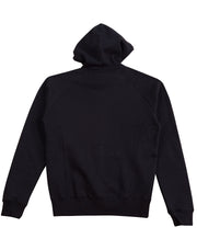 Ladies' full-zip fleecy hoodie