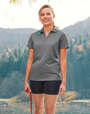 Ladies' Sustainable Poly/Cotton Contrast S/S Polo