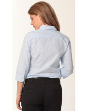 Women's Fine Stripe 3/4 Sleeve Shirt