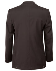 Men's Two Buttons Jacket in Wool Stretch