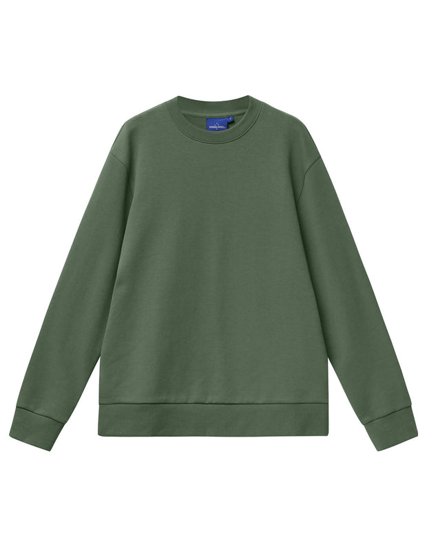 Unisex Airlayered CVC Crew Neck Sweater