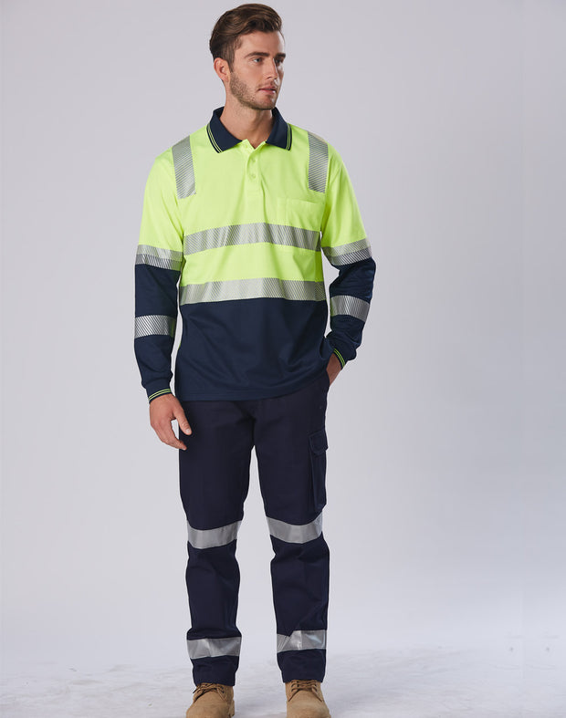 Biomotion Segmented Truedry L/S Safety Polo