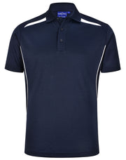 Men's Sustainable Poly/Cotton Contrast S/S Polo