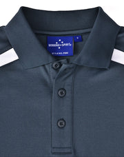 Men's Sustainable Poly/Cotton Contrast S/S Polo
