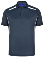 Men's Sustainable Poly/Cotton Contrast S/S Polo