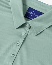 Ladies' Sustainable Jacquard Knit S/S Polo