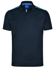 Men's rapid cool short sleeve contrast polo