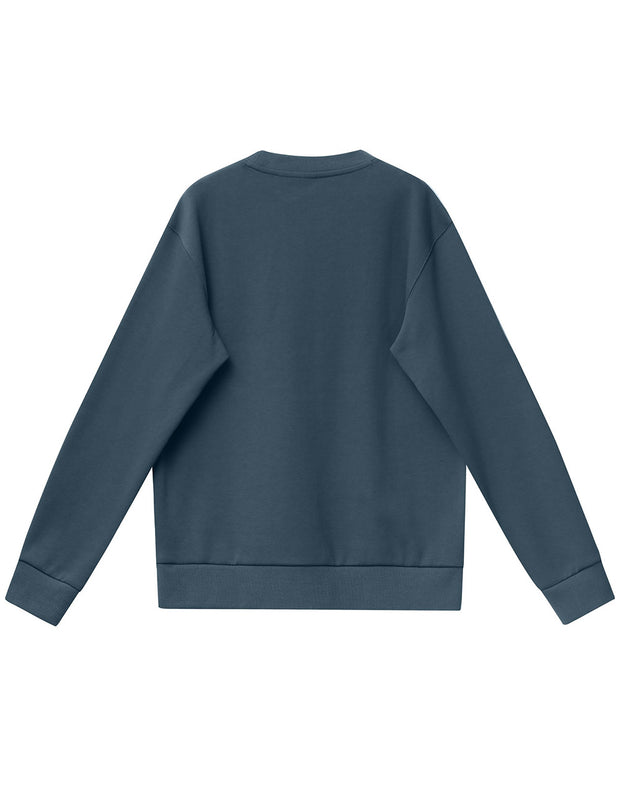 Unisex Airlayered CVC Crew Neck Sweater