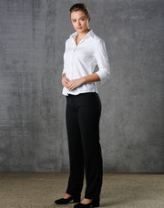 Women's Mini Herringbone 3/4 Sleeve Shirt
