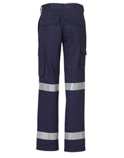 Ladies' Heavy Cotton Pre-Shrunk Drill Pant with 3M Tape