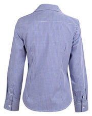 Ladies' Two Tone Check L/S Shirt